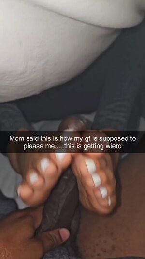 Ebony Footjobs BBC BareFootMilf Big Dick