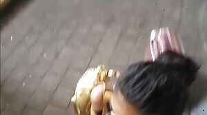 Quick blowjob at the train station