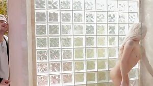 Elsa Jean - Caught stepbrother spying on me