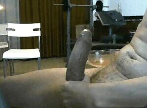 Comparing my Monster cock with a Monster can