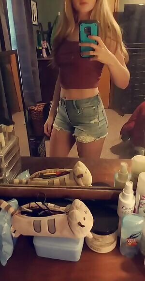 It's now summer, and that means tank tops with no bra!