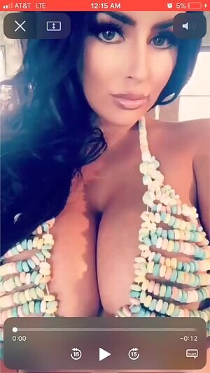 Insanely hot wearing candy