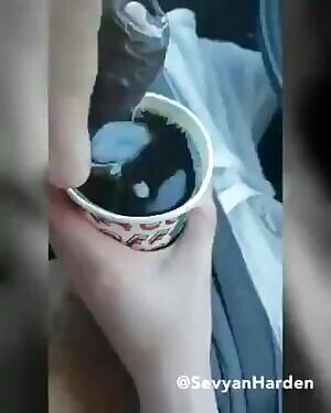 Coffee and milk for breakfast