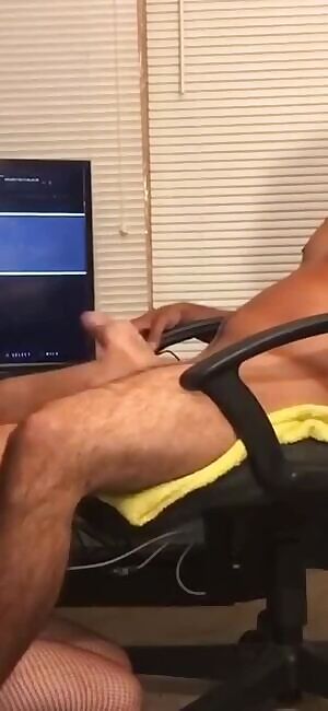 Handjob cum then blowjob