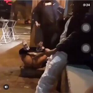 Girl forbids her friend to masturbate in public