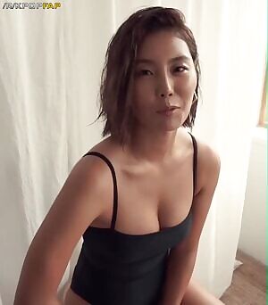 Kang So Yeon A.K.A. Rosie from WE , Sports M.C. & Model - Showing off her tits