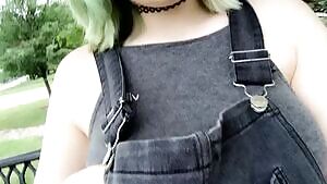 Sitting on the bench watching people play soccer across the street was a fun time..