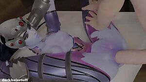 Spreading Widowmaker's butt