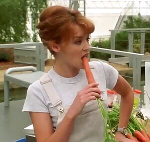 Kylie Minogue giving a head to carrot was my first awakening to her, not knowing she'll rock my world in a few years completely.