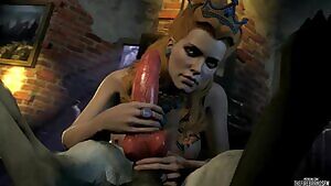 Anna Henrietta and a Dog