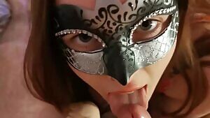 Amateur Teen Enjoying Sucking A Hard Dick