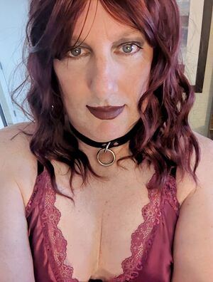 Beautiful Transwomen Amateur Collar Collared Femboy