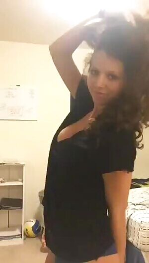 Busty strip