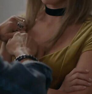 Natalie Zea gets her dress ripped open on The Detour