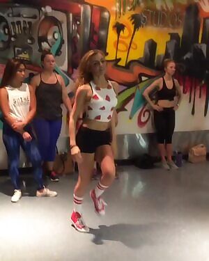 Sexy, playful and flirty. She got it all.