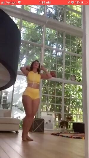 Thick phat ass on tiny shorts