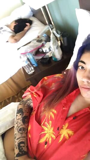 flashing while my friends are sleeping..