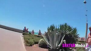 German See-through in public