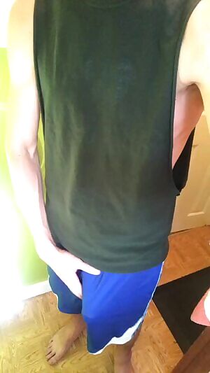 free balling in the apartment today and my roommate can't stop looking