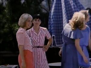 Four girls collect buckets of cum in massive gangbang