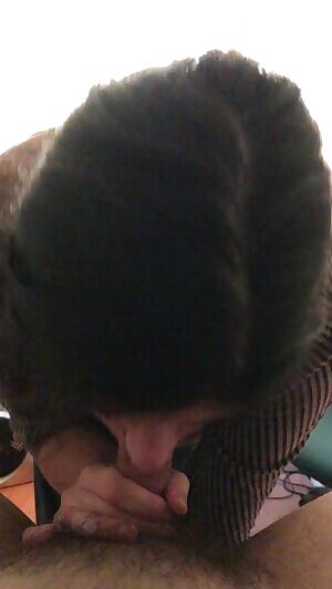 Blowing up the New Year in her brother’s room