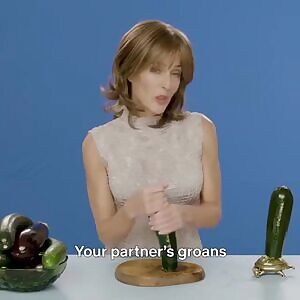 Gilian Anderson shows you how to stroke it