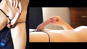 Strap my cock down and make it explode