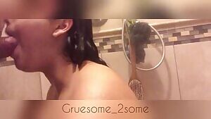 Shower Time Blowjob