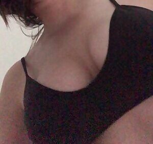 Close up natural tits