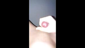 Thick creamy load in slow mo