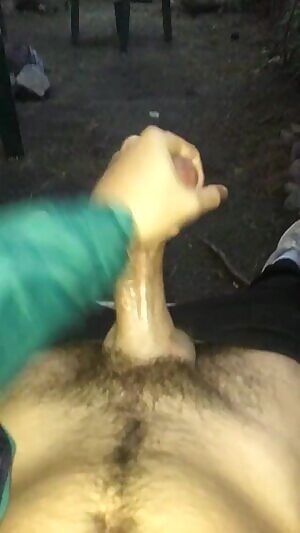 Showing off for my neighbors on Valentine’s Day 🍆💝