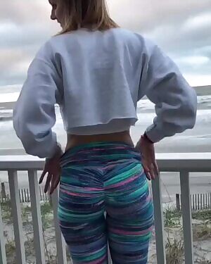 Yoga Pants On Off with a Jiggle