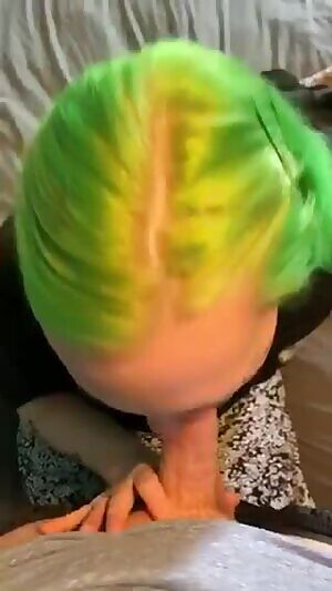 No better feeling than her forehead slapping my abdomen