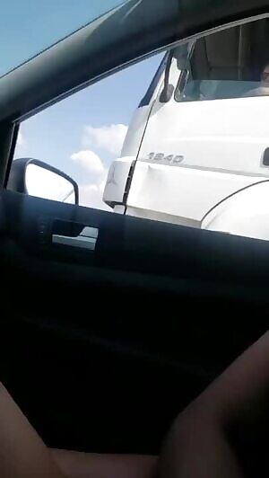 Turkish slut flashing pussy