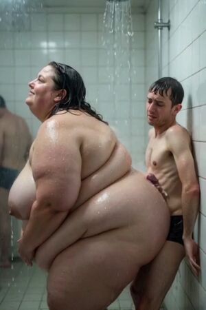 Girls Showering Ai Generated BBW Cock