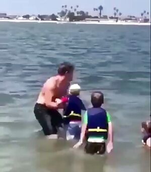 Fuck you, Timmy! I said don’t splash your god damn brother and sister.