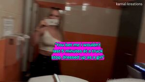 Feminization/Sissy Captions Bathroom Sissy sissycaption
