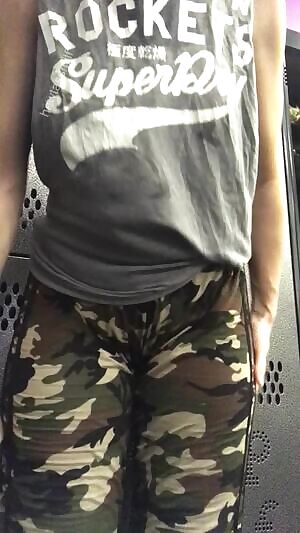 Shaking my booty in the locker room