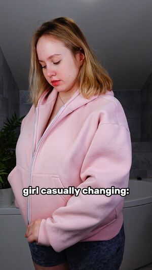 BBW Blonde Chubby Naked Natural