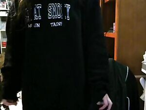 Oh Daddy?! You’re home! I’m sorry, let me change! Do you like your daughters body?