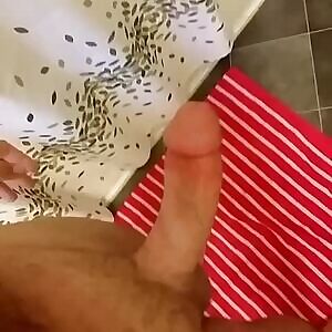 Rock hard before showering