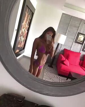 Purple bikini