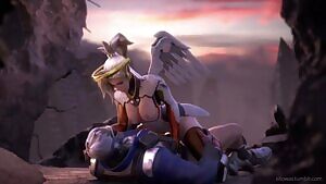 Mercy is a healslut
