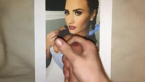 Demi Lovato Dripping Cum