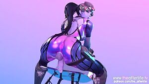 Widowmaker futa tease
