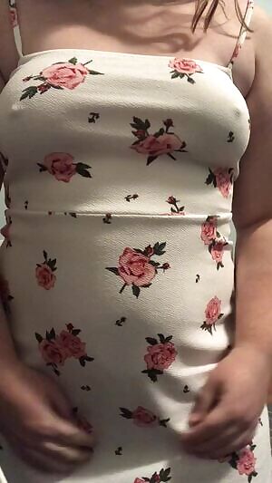 Pretty in pink titty flash