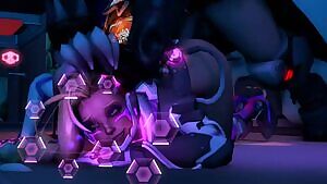 Sombra Hacks Reaper to Fuck Her Silly