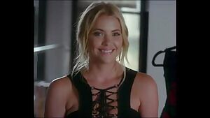 Ashley Benson's big tits strapped down and on display for our pleasure