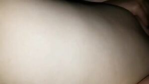 B stretching out my pussy with his cock and a thick dildo. Xx