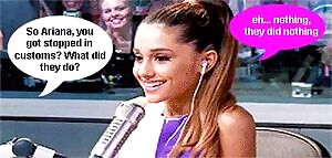 Ariana at the customs